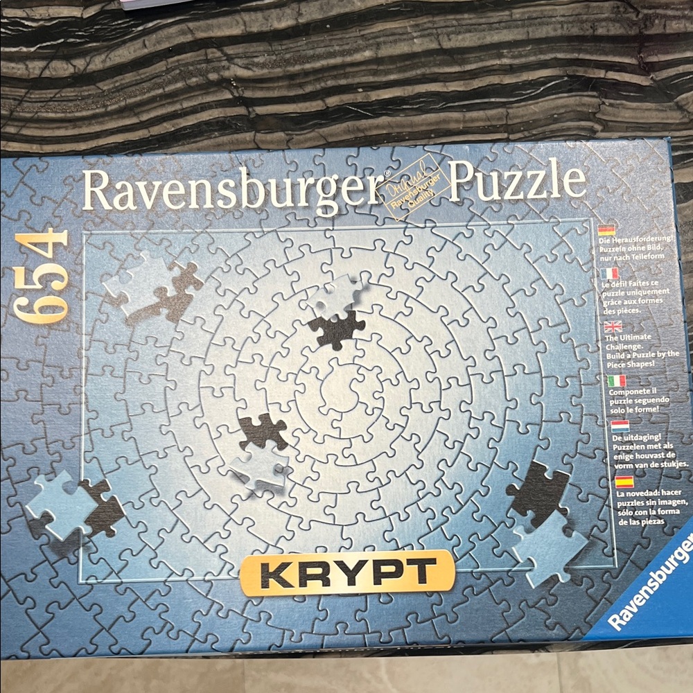 Ravensburger Krypt Blue Puzzle 654 Pieces